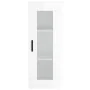 Tall white glossy plywood sideboard 34.5x34x180 cm by , Sideboards - Ref: Foro24-3199435, Price: 116,54 €, Discount: %