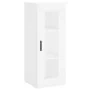Tall white plywood sideboard 34.5x34x180 cm by , Sideboards - Ref: Foro24-3199185, Price: 110,85 €, Discount: %