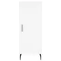 Tall white plywood sideboard 34.5x34x180 cm by , Sideboards - Ref: Foro24-3199185, Price: 110,85 €, Discount: %