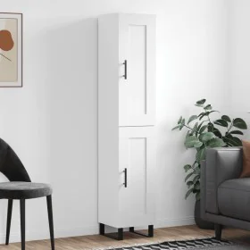 Hoher Schrank aus weißem Sperrholz, 34,5x34x180 cm. von , Sideboards - Ref: Foro24-3200473, Preis: 105,45 €, Rabatt: %