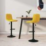 Kitchen stools 2 units yellow velvet by , Kitchen stools - Ref: Foro24-333998, Price: 128,11 €, Discount: %