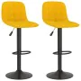 Küchenhocker, 2 Stück, gelber Samt von , Küchenhocker - Ref: Foro24-333998, Preis: 128,11 €, Rabatt: %