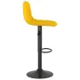 Küchenhocker, 2 Stück, gelber Samt von , Küchenhocker - Ref: Foro24-333998, Preis: 128,11 €, Rabatt: %
