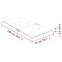 Cojines para silla con respaldo bajo 2 uds tela a cuadros negro de , Cojines para sillas y sofás - Ref: Foro24-361322, Precio...
