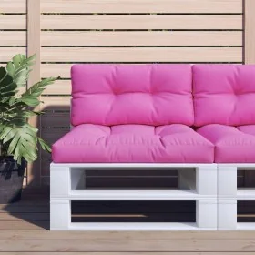 Cojín para palés tela rosa 80x40x12 cm de , Cojines para sillas y sofás - Ref: Foro24-360621, Precio: 28,81 €, Descuento: %