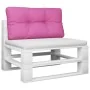 Cojín para palés tela rosa 80x40x12 cm de , Cojines para sillas y sofás - Ref: Foro24-360621, Precio: 28,81 €, Descuento: %