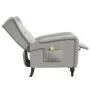 Sillón de masaje reclinable de tela gris claro de , Sillones de masaje eléctricos - Ref: Foro24-329352, Precio: 238,68 €, Des...