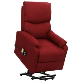 Sillón de masaje elevable tela rojo tinto de , Sillones de masaje eléctricos - Ref: Foro24-329752, Precio: 384,33 €, Descuent...