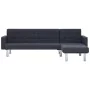Sofá cama en forma de L poliéster gris oscuro de , Sofás - Ref: Foro24-282230, Precio: 437,39 €, Descuento: %
