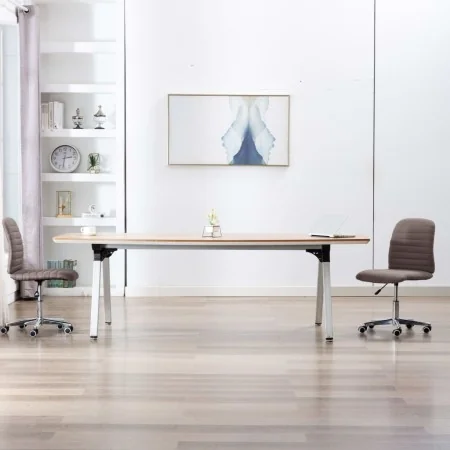 Sillas de comedor 2 unidades tela gris topo de , Sillas de comedor - Ref: Foro24-283608, Precio: 109,44 €, Descuento: %