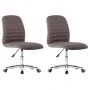 Sillas de comedor 2 unidades tela gris topo de , Sillas de comedor - Ref: Foro24-283608, Precio: 109,44 €, Descuento: %