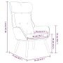 Sillón de relax de tela gris taupé de , Sillones - Ref: Foro24-341299, Precio: 107,09 €, Descuento: %