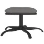 Light gray fabric and synthetic leather footrest 60x60x36 cm by , Ottomans - Ref: Foro24-341596, Price: 38,66 €, Discount: %