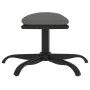 Light gray fabric and synthetic leather footrest 60x60x36 cm by , Ottomans - Ref: Foro24-341596, Price: 38,66 €, Discount: %