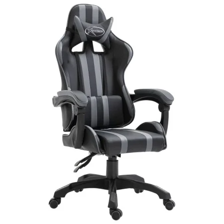 Silla de gaming de cuero sintético gris de , Sillones para videojuegos - Ref: Foro24-20212, Precio: 190,08 €, Descuento: %