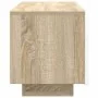 Mueble para TV contrachapada blanco y roble 100x35x40 cm de , Muebles TV - Ref: Foro24-804441, Precio: 86,53 €, Descuento: %