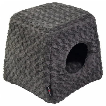 Jack and Vanilla Cueva para mascotas Softy S roseta gris 40x40x39 cm de , Camas para gatos - Ref: Foro24-444141, Precio: 45,8...