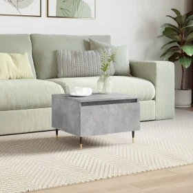 Mesa de centro madera de ingeniería gris hormigón 50x46x35 cm de , Mesas de centro - Ref: Foro24-830852, Precio: 45,19 €, Des...