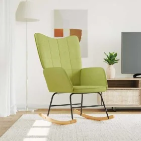 Silla mecedora de tela verde de , Mecedoras - Ref: Foro24-328012, Precio: 127,76 €, Descuento: %