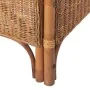 Light brown 2-seater sofa made of natural rattan and linen by , Sofas - Ref: Foro24-325468, Price: 436,89 €, Discount: %