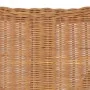 Light brown 2-seater sofa made of natural rattan and linen by , Sofas - Ref: Foro24-325468, Price: 436,89 €, Discount: %