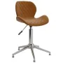 Drehbarer Esszimmerstuhl aus braunem Samt von , Essstühle - Ref: Foro24-334960, Preis: 89,09 €, Rabatt: %