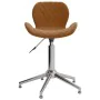 Drehbarer Esszimmerstuhl aus braunem Samt von , Essstühle - Ref: Foro24-334960, Preis: 89,09 €, Rabatt: %