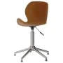 Drehbarer Esszimmerstuhl aus braunem Samt von , Essstühle - Ref: Foro24-334960, Preis: 89,09 €, Rabatt: %