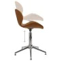 Drehbarer Esszimmerstuhl aus braunem Samt von , Essstühle - Ref: Foro24-334960, Preis: 89,09 €, Rabatt: %