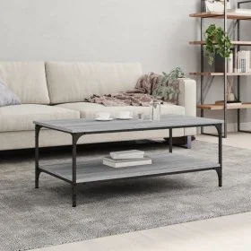 Mesa de centro madera de ingeniería gris Sonoma 100x55x40 cm de , Mesas de centro - Ref: Foro24-832836, Precio: 57,87 €, Desc...