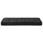 Cojín para palés algodón negro 120x80x10 cm de , Cojines para sillas y sofás - Ref: Foro24-48674, Precio: 58,72 €, Descuento: %