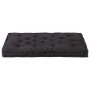 Cojín para palés algodón negro 120x80x10 cm de , Cojines para sillas y sofás - Ref: Foro24-48674, Precio: 58,72 €, Descuento: %