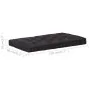 Cojín para palés algodón negro 120x80x10 cm de , Cojines para sillas y sofás - Ref: Foro24-48674, Precio: 58,72 €, Descuento: %