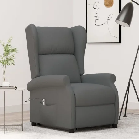 Sillón elevable tela gris oscuro de , Sillones - Ref: Foro24-289731, Precio: 364,33 €, Descuento: %