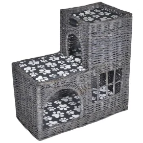 Casa/cama/rascador/castillo para mascotas de sauce con cojín de , Camas para gatos - Ref: Foro24-170226, Precio: 109,84 €, De...