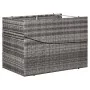 Tumbona con cojín ratán sintético gris de , Tumbonas - Ref: Foro24-46540, Precio: 246,85 €, Descuento: %