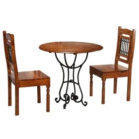 Juego de bistro 3 piezas madera maciza de acacia de , muebles para cocinas y comedores - Ref: Foro24-275335, Precio: 455,95 €...