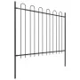 Gartenzäune mit schwarzen Stahlspeerspitzen 6,8x1,5 m von , Zaunpaneele - Ref: Foro24-277677, Preis: 305,65 €, Rabatt: %