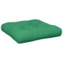 Cojín para sofá de palets tela verde 58x58x10 cm de , Cojines para sillas y sofás - Ref: Foro24-314639, Precio: 23,87 €, Desc...