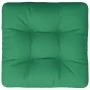 Cojín para sofá de palets tela verde 58x58x10 cm de , Cojines para sillas y sofás - Ref: Foro24-314639, Precio: 23,87 €, Desc...