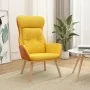 Sillón de relax de tela y PVC amarillo mostaza de , Sillones - Ref: Foro24-341308, Precio: 101,49 €, Descuento: %
