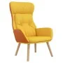 Sillón de relax de tela y PVC amarillo mostaza de , Sillones - Ref: Foro24-341308, Precio: 101,49 €, Descuento: %
