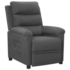 Sillón reclinable de tela gris oscuro de , Sillones - Ref: Foro24-342340, Precio: 227,19 €, Descuento: %