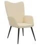 Relax armchair with cream-colored fabric footrest by , Armchairs - Ref: Foro24-327954, Price: 118,93 €, Discount: %