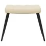 Relax armchair with cream-colored fabric footrest by , Armchairs - Ref: Foro24-327954, Price: 118,93 €, Discount: %