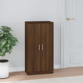 Mueble zapatero madera contrachapada roble marrón 55x35x108 cm de , Zapateros y organizadores de calzado - Ref: Foro24-342670...