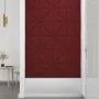 Wandpaneele 12 Stück Stoff in Weinrot 30x30 cm 0,54 m² von , Wandverkleidung - Ref: Foro24-343932, Preis: 19,21 €, Rabatt: %