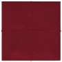 Wandpaneele 12 Stück in Bordeauxrotem Samt 30x30 cm 1,08 m² von , Wandverkleidung - Ref: Foro24-344046, Preis: 36,64 €, Rabat...