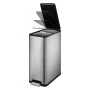EKO Cubo de pedal Ecoslim 2x20 L plateado mate de , Contenedores de residuos - Ref: Foro24-440022, Precio: 157,86 €, Descuent...