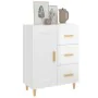 Aparador de madera contrachapada blanco brillante 69,5x34x90 cm de vidaXL, Aparadores - Ref: Foro24-812228, Precio: 92,06 €, ...